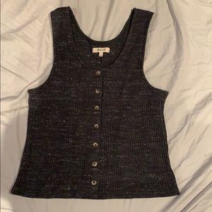 Madewell button down rank top!